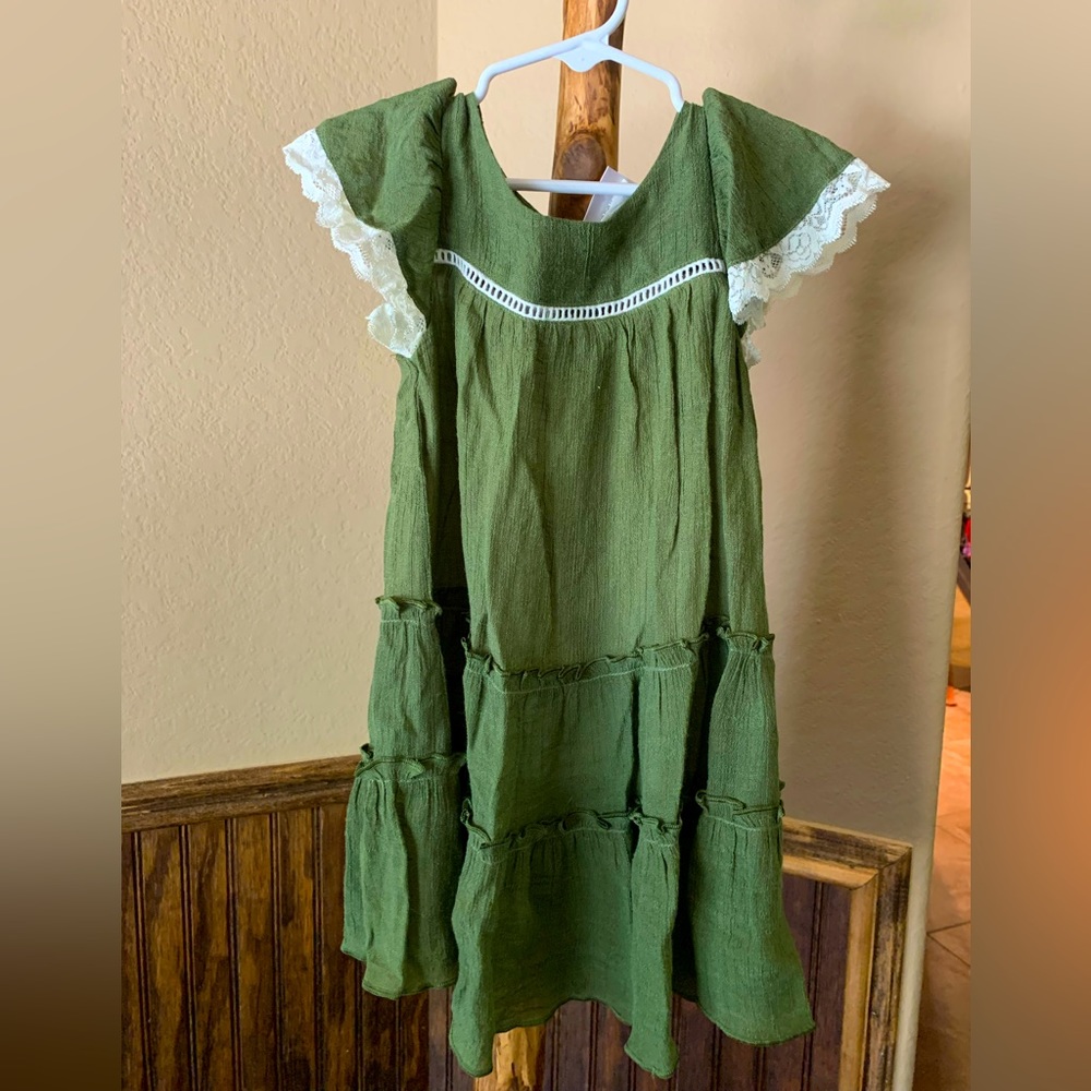 Elle for Kids Army Green Dress 3T